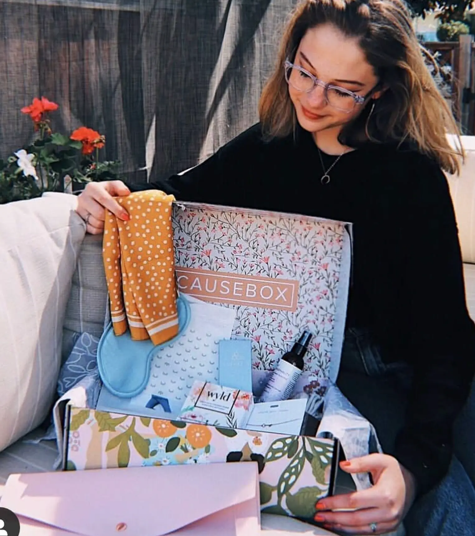 Unboxing a brand partnership gift box
